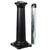 Rubbermaid 9W30 Black GroundsKeeper Tuscan Smoking Station / Cigarette Receptacle (FG9W3000BLA)