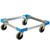 Carlisle C2220A Aluminum Glass Rack Dolly, No Handle