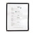 Menu Solutions SE300C 8 1/2" x 11" Single Pocket Menu Cover - Black