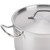 Winco SSSP-10 10 Qt. Stainless Steel Clad Straight Sided Sauce Pan w/ Cover - PAN10S