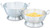 Vollrath 68350 16 7/16" Aluminum Colander - 16 qt. - VOL68350