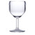 GET SW-1406-CL (SW1406) 6 oz. SAN Plastic Wine Glass - SW1406CL