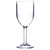 GET SW-1404-CL (SW1404) 8 oz. SAN Plastic Wine Glass - SW1404CL
