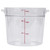 Cambro RFSCW6 Camwear 6 Qt. Clear Round Food Storage Container