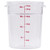 Cambro RFSCW22 Camwear 22 Qt. Clear Round Food Storage Container