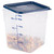 Cambro SFC12453 Midnight Blue Square Polyethylene Lid for 12, 18, and 22 Qt. Food Storage Containers - SFC12