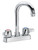 Krowne 11-400 Low Lead Deck Mount Faucet with 4" Centers and 8" Gooseneck Swing Spout - A36