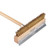 American Metal 1597 40" Pizza Oven Brush with Scraper - PIZZA