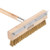 American Metal 1597 40" Pizza Oven Brush with Scraper - PIZZA