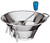 Paderno X3 5 Qt. Stainless Steel Food Mill #3 - 12" x 9 3/4"