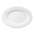 CAC RCN-91 20" x 13 3/4" Clinton Bright White Porcelain Rolled Edge Oval Platter - WRED20