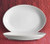 CAC China RCN-102 15-1/2'' Deep Oval Platter - WRED15D
