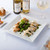 CAC KSE-16 Kingsquare China Bright White Square Plate - 10". - KSE16