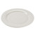 CAC REC-9 American White (Ivory / Eggshell) Wide Rim 9 15/16" Rolled Edge China Plate - WREP8