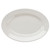 CAC REC-14 American White (Ivory / Eggshell) Wide Rim Rolled Edge China Platter - 12 1/2" x 8 3/4" 12 / Case - WRED9