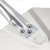 American Metalcraft 4016 16" x 18" Aluminum Pizza Peel with 19" Wood Handle - APP4016