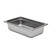 Winco SPJL-402 1/4 Size Standard Weight Anti-Jam Stainless Steel Steam Table / Hotel Pan - 2 1/2" Deep.  - QTR-2