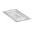 Cambro 30CWCH135 Camwear 1/3 Size Clear Polycarbonate Handled Lid - 30CWC