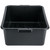 Winco PL-7K  21-1/2" x 15" x 7" Black Polypropylene Bus Tub 