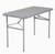 Cosco 2-ft x 4-ft Indoor Rectangle Resin Gray Folding Banquet Table