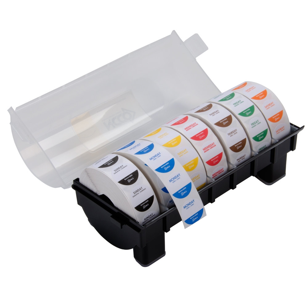 Day of the Week Dots & Product Labels