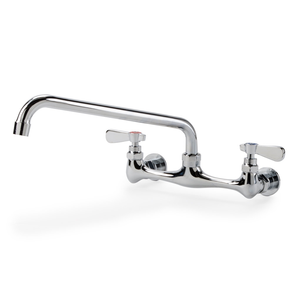 Wall Mount Faucet with Swing Nozzles