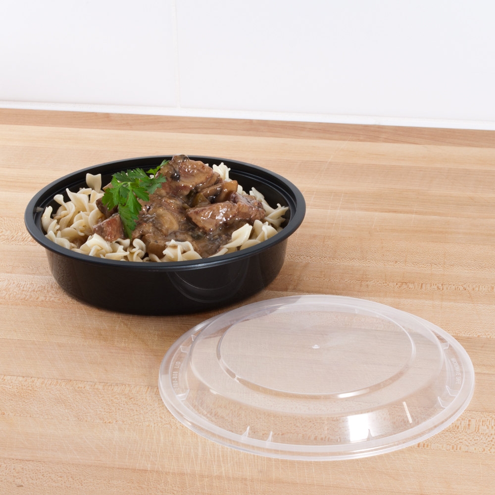 Plastic, Microwaveable Take Out Containers