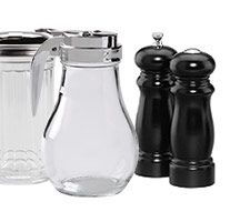 Condiment Holders, Pourers & Shakers