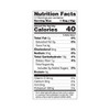 Nutritional facts for our freeze-dried apple cinnamon.