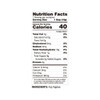 Nutrition facts for Brothers All Natural Fuji Apple Freeze Dried Fruit Crisps