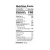 Nutrition Facts for Brothers All Natural Freeze Dried Mango Fruit Crisps.