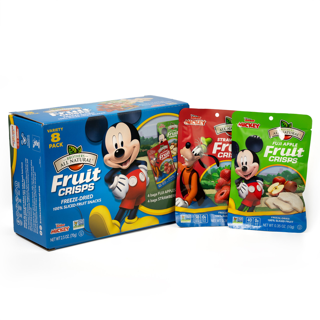 Disney Fruit Crisps Variety Pack, 8 Pack