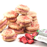 Strawberry Melting Moments