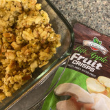 Stuffing with Freeze-Dried Fuji Apples