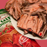 Swirled Chocolate Strawberry Bark