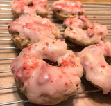 Baked Strawberry Glazed Donuts