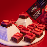 Strawberry & Cream Brownies