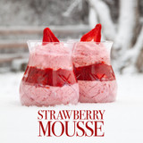 No Bake Strawberry Mousse for 2