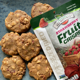 4 Ingredient Strawberry Peanut Butter Cookies