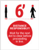 Distance Responsibly Signage