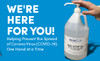 65% Ethanol Hand Sanitizer Covid-19 Effective WHO Compliant 1 Gallon 4 Gallons per Case