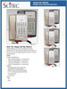 Scitec Aegis-3S-08 Single Line Speakerphone Hotel Phone 3 Button Black 88032