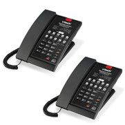 Vtech A2210-2 Single Line Contemporary Analog Guestroom Telephone 2 Pack
