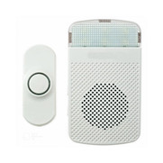 Wireless Door Bell Chime Kit Long Range Flashing Strobe 4 Level Chime