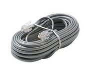 Modular Telephone Line Cord 15' 6P4C