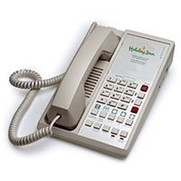 Teledex Diamond L2 S 6 Two Line Guestroom Telephone Ash