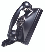 Telematrix Retro 1930 Wall Phone Antigue Black 290091