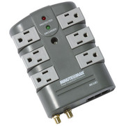 Minuteman MMS760RCT 6 Rotating Outlet Surge Suppressor Coax Phone