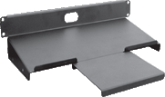Keyboard Shelf with Reversible Mouse Tray