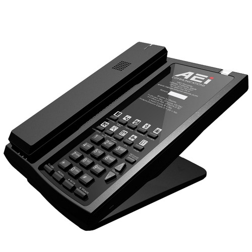 AEI ASP-8110-SMK Single-Line Analog Cordless Telephone with Dual Keypad